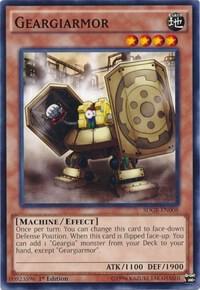 Geargiarmor trading card from Structure Deck: Geargia Rampage Geargiarmor - Structure Deck: Geargia Rampage YuGiOh trading card