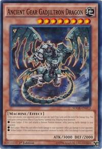 Ancient Gear Gadjiltron Dragon trading card from Structure Deck: Geargia Rampage Ancient Gear Gadjiltron Dragon - Structure Deck: Geargia Rampage YuGiOh trading card