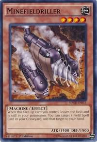 Minefieldriller trading card from Structure Deck: Geargia Rampage Minefieldriller - Structure Deck: Geargia Rampage YuGiOh trading card