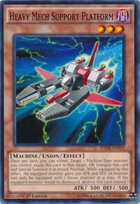 Heavy Mech Support Platform trading card from Structure Deck: Geargia Rampage Heavy Mech Support Platform - Structure Deck: Geargia Rampage YuGiOh trading card