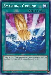Smashing Ground trading card from Structure Deck: Geargia Rampage Smashing Ground - Structure Deck: Geargia Rampage YuGiOh trading card