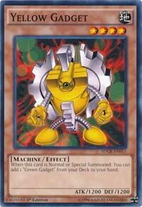 Yellow Gadget - Structure Deck: Geargia Rampage (SDGR) #SDGR-EN011 - Common / Short Print YuGiOh Trading Card