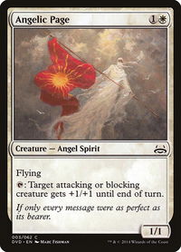Angelic Page - Duel Decks: Anthology (DD3) #3 - Common Magic: The Gathering Trading Card