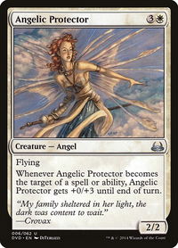 Angelic Protector - Duel Decks: Anthology (DD3) #6 - Uncommon Magic: The Gathering Trading Card