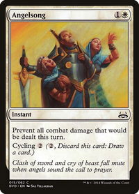 Angelsong - Duel Decks: Anthology (DD3) #15 - Common Magic: The Gathering Trading Card