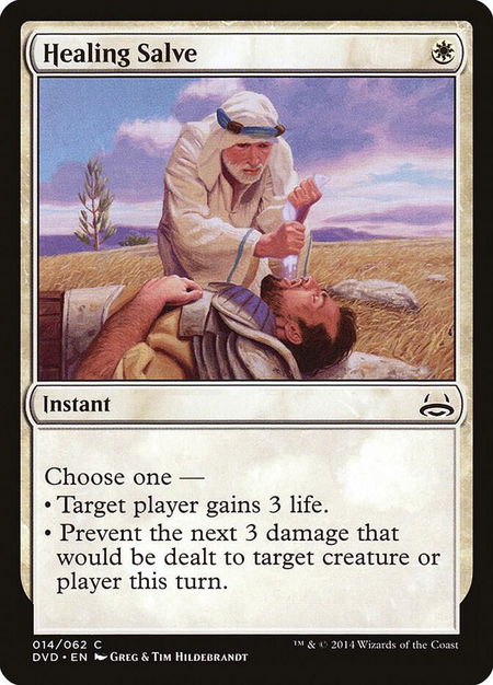 Healing Salve - Duel Decks: Anthology Magic: The Gathering trading card