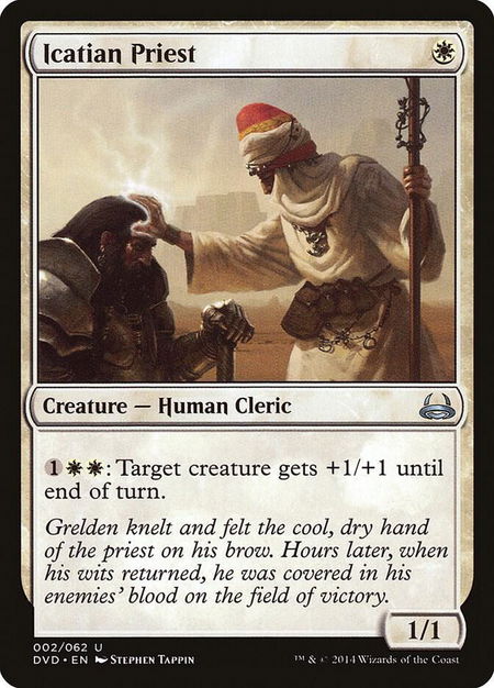 Icatian Priest - Duel Decks: Anthology Magic: The Gathering trading card