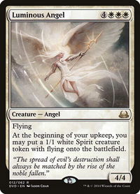 Luminous Angel - Duel Decks: Anthology (DD3) #12 - Rare Magic: The Gathering Trading Card