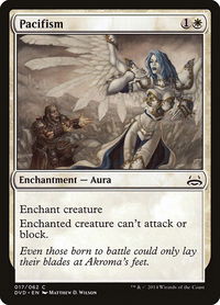 Pacifism - Duel Decks: Anthology (DD3) #17 - Common Magic: The Gathering Trading Card
