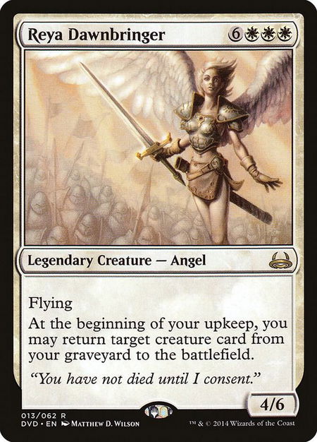 Reya Dawnbringer - Duel Decks: Anthology Magic: The Gathering trading card