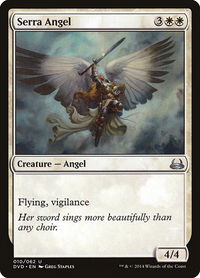 Serra Angel - Duel Decks: Anthology (DD3) #10 - Rare Magic: The Gathering Trading Card