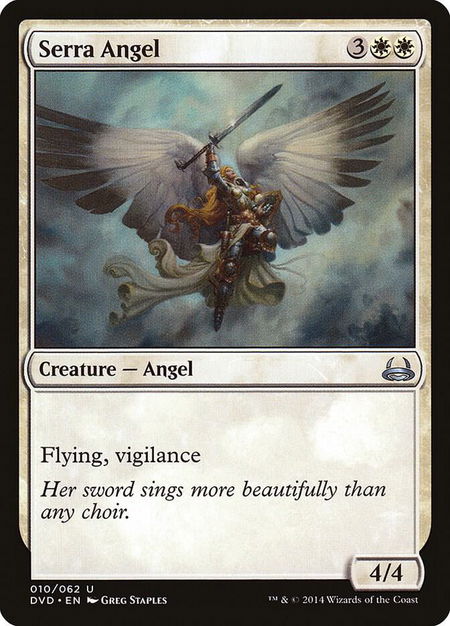 Serra Angel - Duel Decks: Anthology Magic: The Gathering trading card
