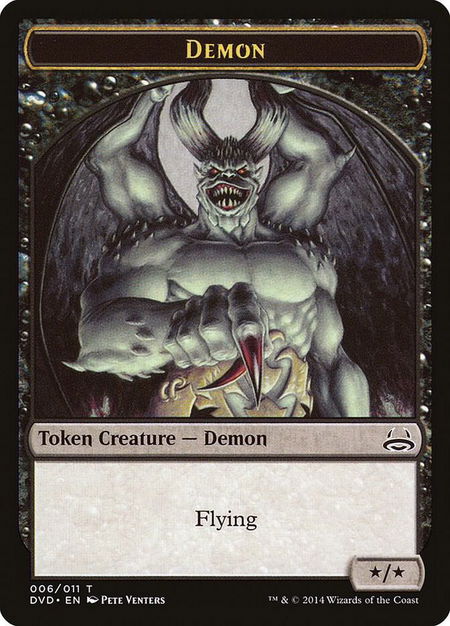 Demon Token - Duel Decks: Anthology Magic: The Gathering trading card