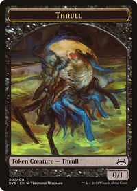 Thrull Token - Duel Decks: Anthology (DD3) #7 - Token Magic: The Gathering Trading Card