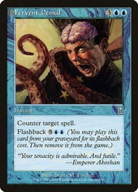 Fervent Denial - Odyssey (ODY) #86 - Uncommon Magic: The Gathering Trading Card
