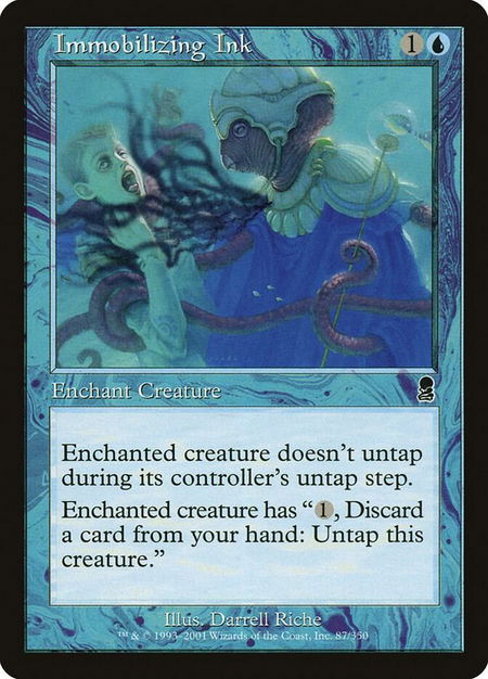 Immobilizing Ink - Odyssey Magic: The Gathering trading card