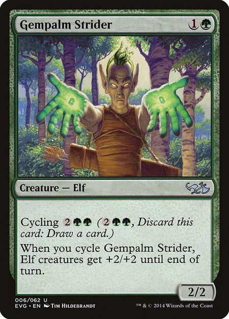 Gempalm Strider trading card from Duel Decks: Anthology Gempalm Strider - Duel Decks: Anthology Magic: The Gathering trading card