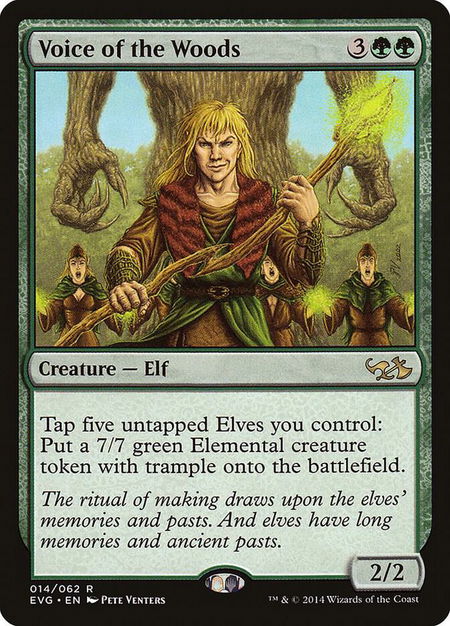 Voice of the Woods - Duel Decks: Anthology Magic: The Gathering trading card