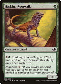 Basking Rootwalla - Duel Decks: Anthology (DD3) #2 - Common Magic: The Gathering Trading Card