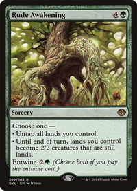 Rude Awakening - Duel Decks: Anthology (DD3) #22 - Rare Magic: The Gathering Trading Card