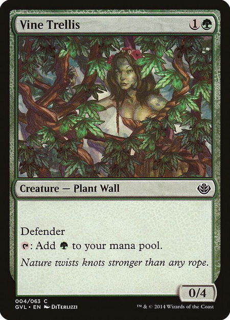 Vine Trellis - Duel Decks: Anthology Magic: The Gathering trading card