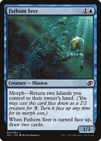 Fathom Seer - Duel Decks: Anthology (DD3) #3 - Common Magic: The Gathering Trading Card