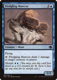 Fledgling Mawcor - Duel Decks: Anthology (DD3) #10 - Uncommon Magic: The Gathering Trading Card