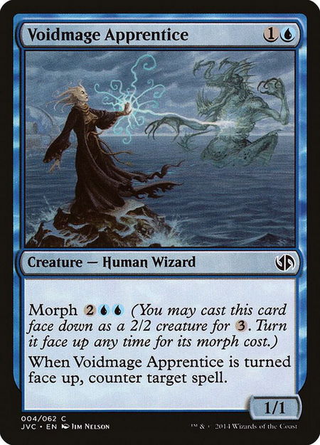 Voidmage Apprentice trading card from Duel Decks: Anthology Voidmage Apprentice - Duel Decks: Anthology Magic: The Gathering trading card