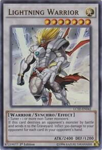 Lightning Warrior - Legendary Collection 5D's (LC05) #LC5D-EN042 - Ultra Rare YuGiOh Trading Card