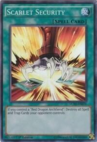 Scarlet Security - Legendary Collection 5D's (LC05) #LC5D-EN076 - Super Rare YuGiOh Trading Card