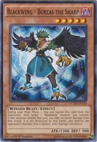 Blackwing - Boreas the Sharp trading card from Legendary Collection 5D's Blackwing - Boreas the Sharp - Legendary Collection 5D's YuGiOh trading card