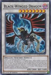 Black-Winged Dragon trading card from Legendary Collection 5D's Black-Winged Dragon - Legendary Collection 5D's YuGiOh trading card