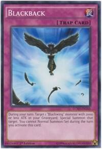 Blackback trading card from Legendary Collection 5D's Blackback - Legendary Collection 5D's YuGiOh trading card