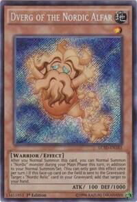 Dverg of the Nordic Alfar - Legendary Collection 5D's (LC05) #LC5D-EN183 - Secret Rare YuGiOh Trading Card
