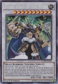 Thor, Lord of the Aesir - Legendary Collection 5D's (LC05) #LC5D-EN189 - Secret Rare YuGiOh Trading Card