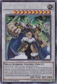 Thor, Lord of the Aesir trading card from Legendary Collection 5D's Thor, Lord of the Aesir - Legendary Collection 5D's YuGiOh trading card