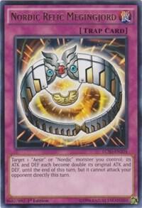 Nordic Relic Megingjord trading card from Legendary Collection 5D's Nordic Relic Megingjord - Legendary Collection 5D's YuGiOh trading card