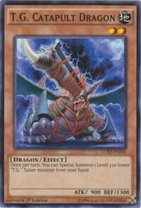 T.G. Catapult Dragon - Legendary Collection 5D's YuGiOh trading card