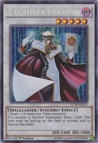 T.G. Hyper Librarian - Legendary Collection 5D's (LC05) #LC5D-EN211 - Secret Rare YuGiOh Trading Card