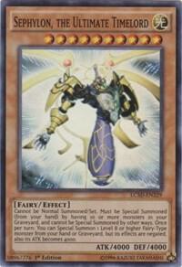 Sephylon, the Ultimate Timelord trading card from Legendary Collection 5D's Sephylon, the Ultimate Timelord - Legendary Collection 5D's YuGiOh trading card