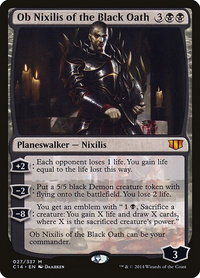 Ob Nixilis of the Black Oath - Commander 2014 (C14) #27 - Mythic Magic: The Gathering Trading Card