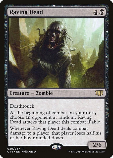 Raving Dead - Commander 2014 Magic: The Gathering trading card