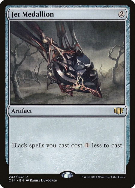 Jet Medallion - Commander 2014 Magic: The Gathering trading card