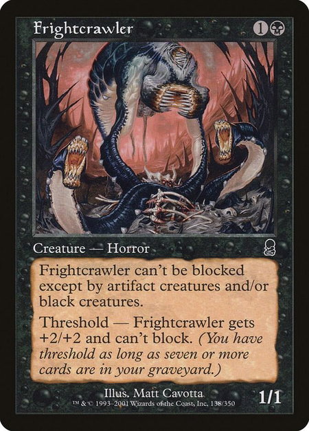 Frightcrawler - Odyssey Magic: The Gathering trading card
