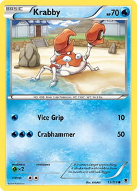Krabby - XY - Phantom Forces (PHF) #13/119 - Common Pokémon Trading Card