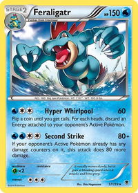 Feraligatr - XY - Phantom Forces (PHF) #17/119 - Holo Rare Pokémon Trading Card
