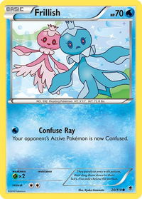 Frillish - XY - Phantom Forces (PHF) #20/119 - Common Pokémon Trading Card