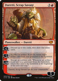 Daretti, Scrap Savant - Commander 2014 (C14) #33 - Mythic Magic: The Gathering Trading Card