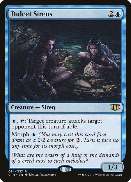 Dulcet Sirens - Commander 2014 Magic: The Gathering trading card