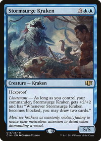 Stormsurge Kraken - Commander 2014 (C14) #18 - Rare Magic: The Gathering Trading Card